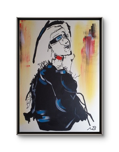 Original acryl gemälde 12x16 - gemÄlde,