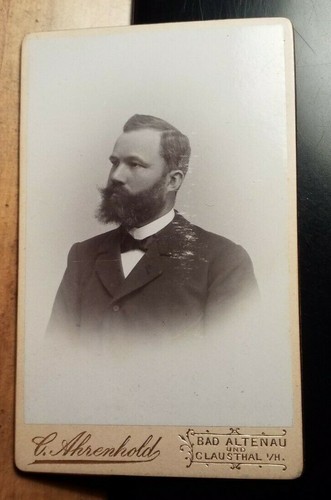 Mann mit bart portrait - mit, cdv