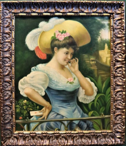 Gemälde portrait einer - "portrait,