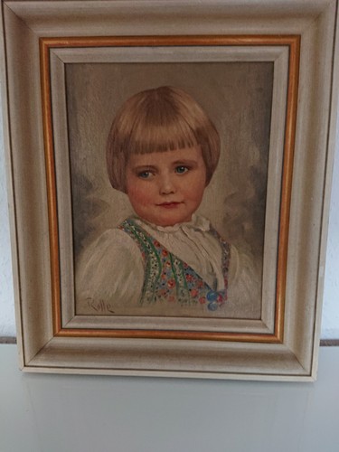 ölgemälde blondes mädchen - Ölgemälde,