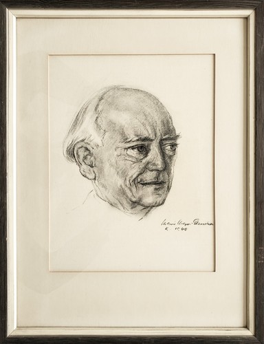 Zeichnung kreide portrait - kreide,