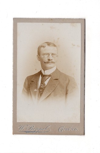Cdv foto herrenportrait - foto,