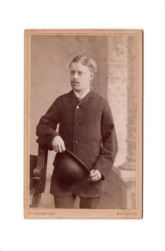 Cdv foto herrenportrait - foto,