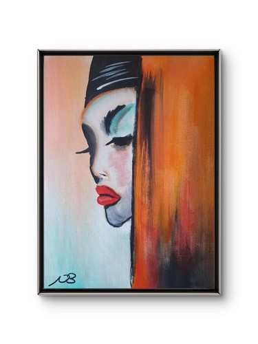 Original acryl gemälde - acryl, 12x16