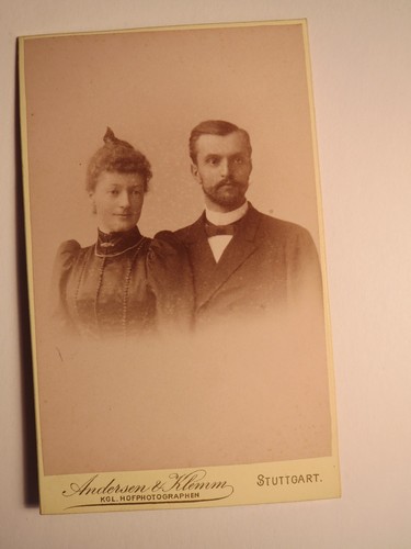 Stuttgart 1892 paar mann - stuttgart,
