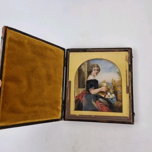 Antikes portrait miniatur - antikes,