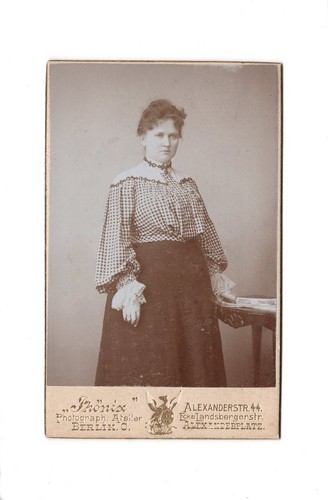 Cdv foto damenportrait - cdv,