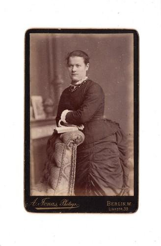 Cdv foto damenportrait - /, feine
