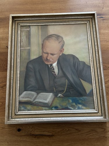 Portrait älterer herr lesend - portrait,