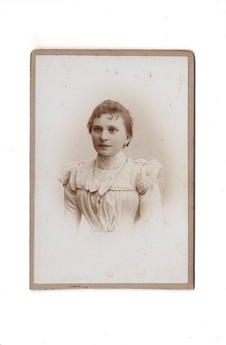 Cdv foto damenportrait - cdv,