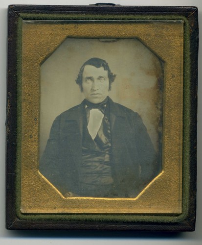 Daguerreotypie portrait - daguerreotypie,