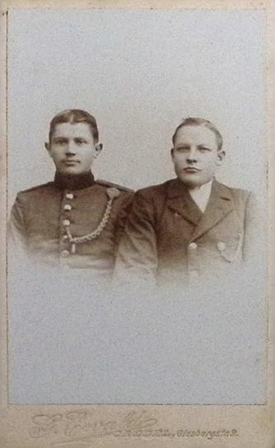 17661 cdv soldat mit - -, *