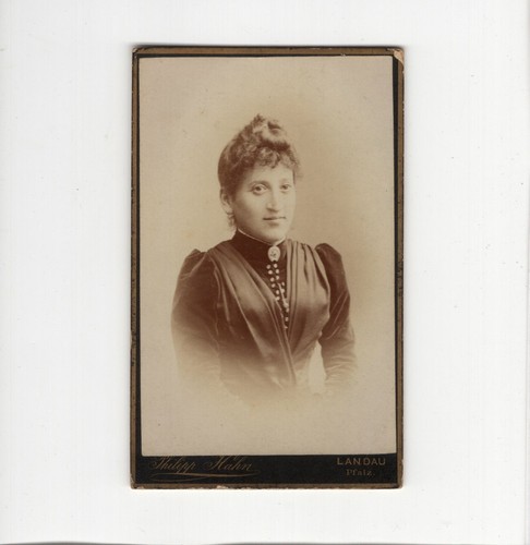 Cdv foto damenportrait - damenportrait,
