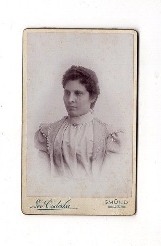 Cdv foto damenportrait - foto,