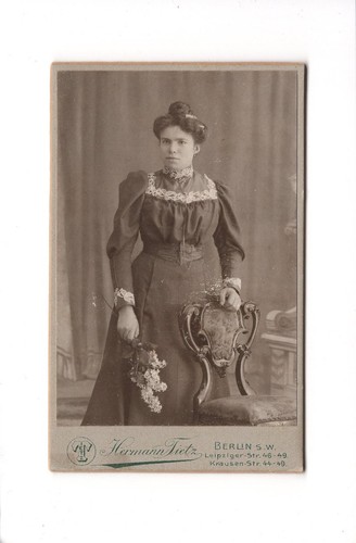 Cdv foto damenportrait - cdv, /