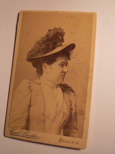Berlin 1893 frau mit - -, hut