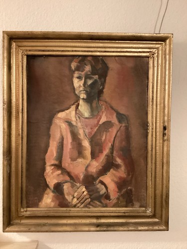 Gemälde auf karton portrait - gemälde, karton,
