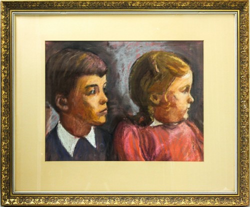 Pastell portrait kinder - pastell,