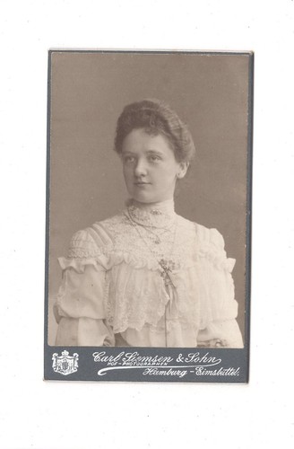 Cdv foto damenportrait - cdv,
