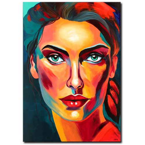Acryl bild gemälde - gemälde, modern