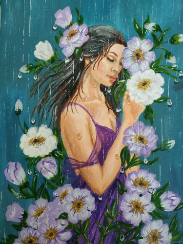 Original acryl gemälde - original,