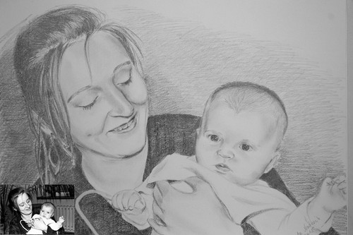 Portrait zeichnung - portrait, a3