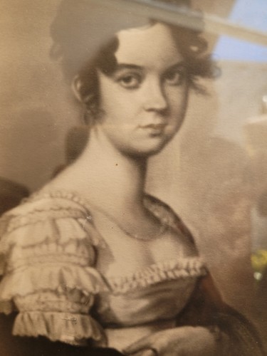 Uraltes schwarz weiss portrait - uraltes,