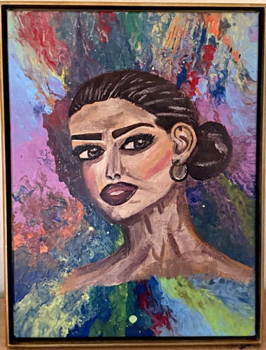 Her elegant female portrait - female,